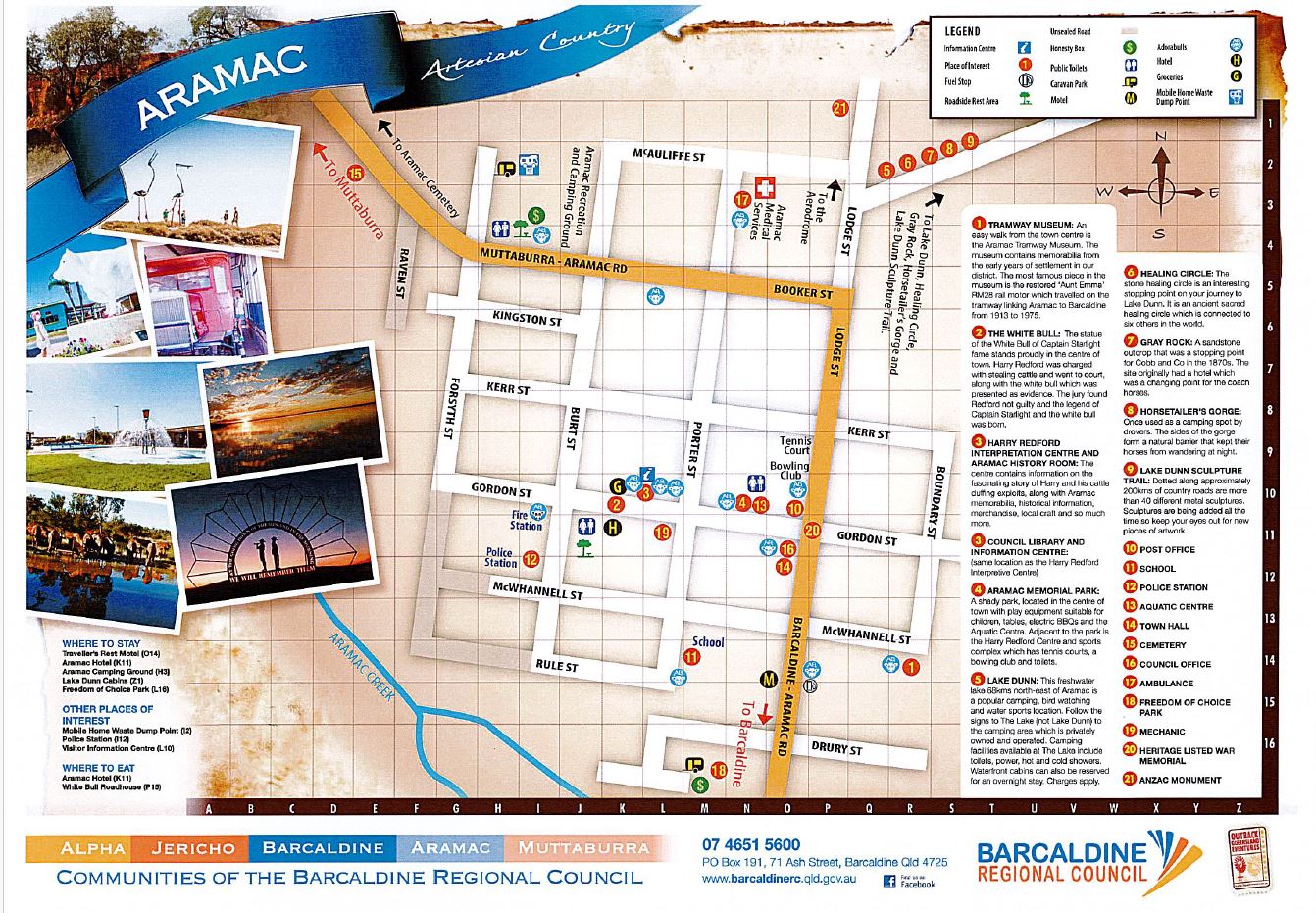 Aramac town map 2024